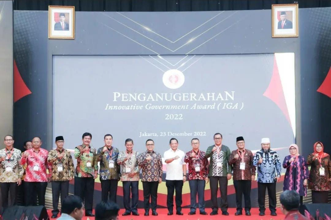Kota Bengkulu Raih Penghargaan Kota Terinovatif di IGA 2022