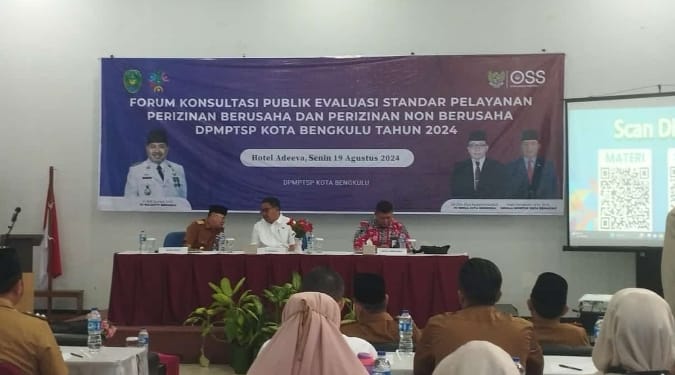 Pemkot Dukung Peningkatan Kualitas Pelayanan Perizinan di Kota Bengkulu