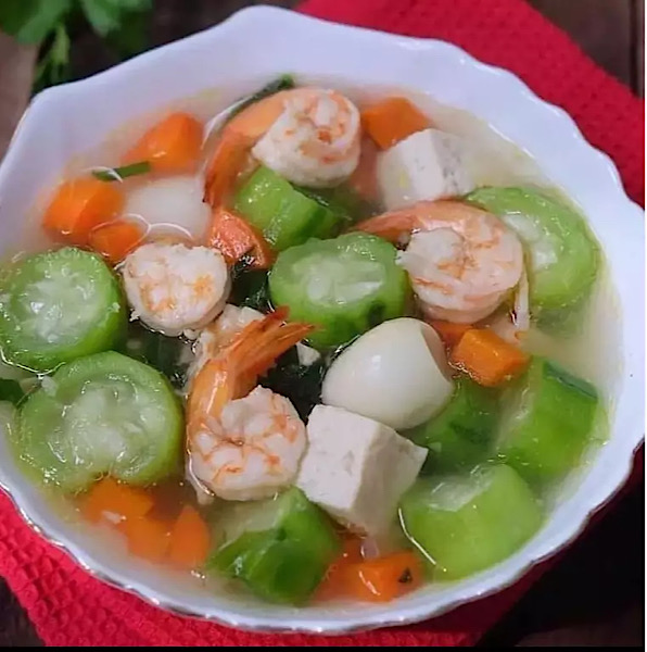 Resep Sup Oyong Udang Telur Puyuh, Menu Sehat dan Praktis untuk Keluarga