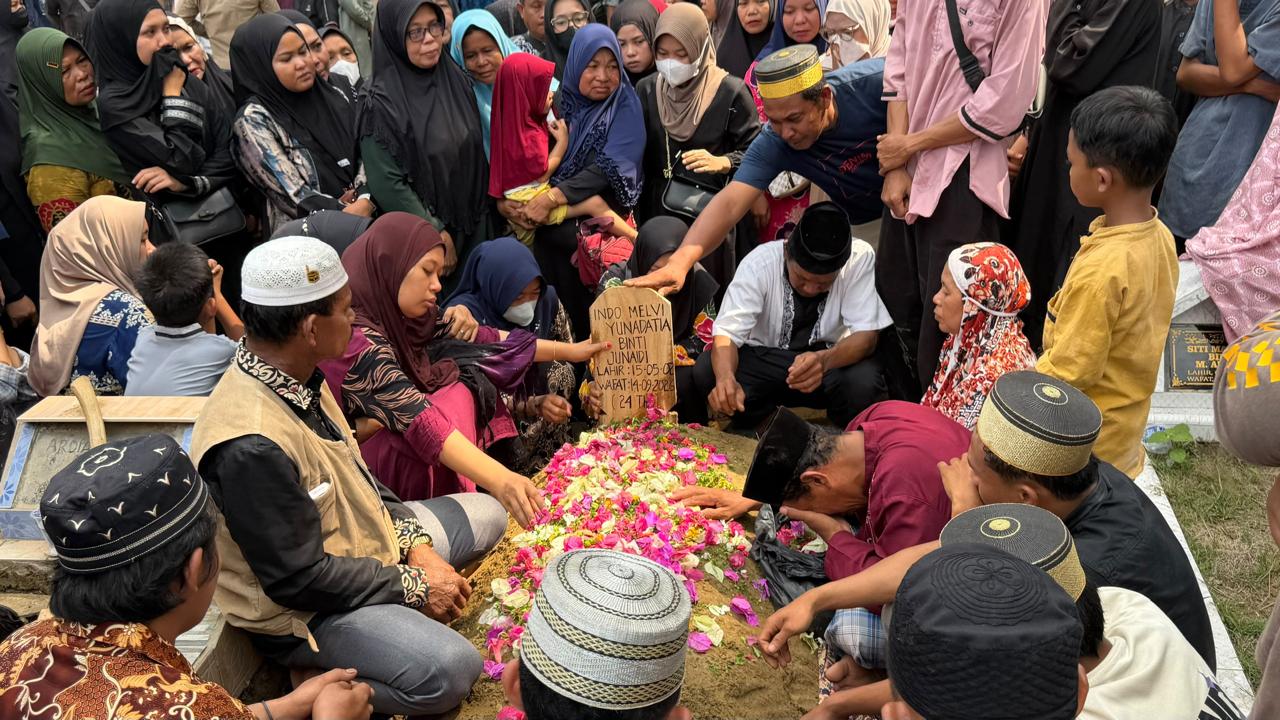 Jenazah Pekerja MBG Padang Serai Dimakamkan di Seluma, Polisi Dalami Motif Dendam Lama
