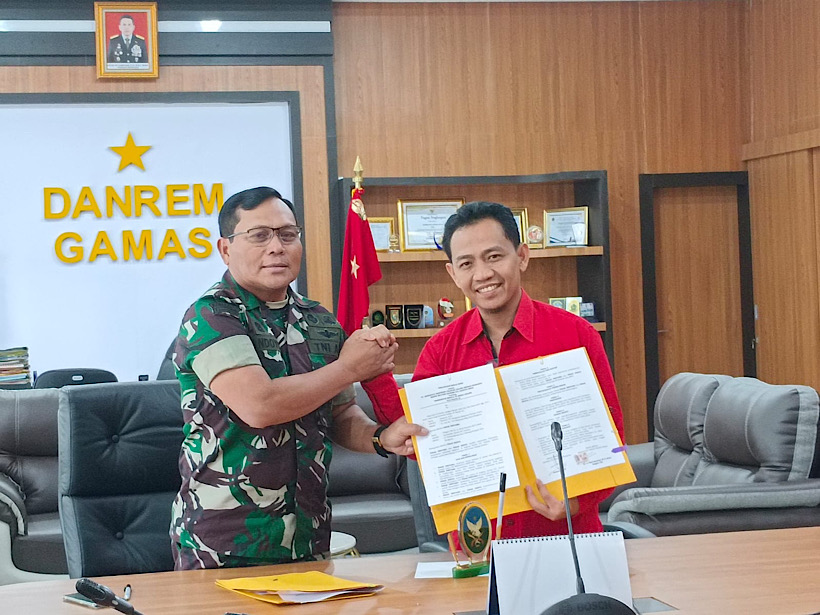 Korem 041 Gamas dan BETV Jalin Kerjasama, Perluas Penyebaran Informasi Publik