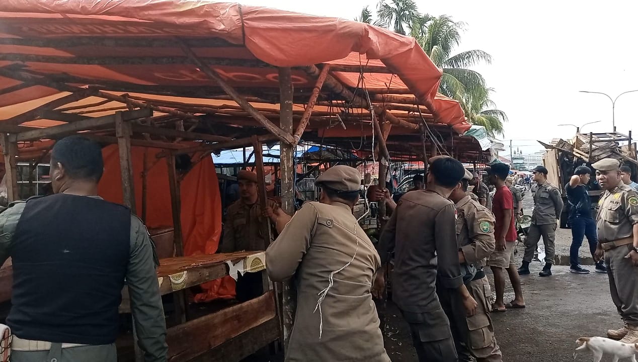 Pedagang di PTM Bengkulu Ditertibkan, Pedagang Mengaku Sudah Bertahun-tahun Berjualan 