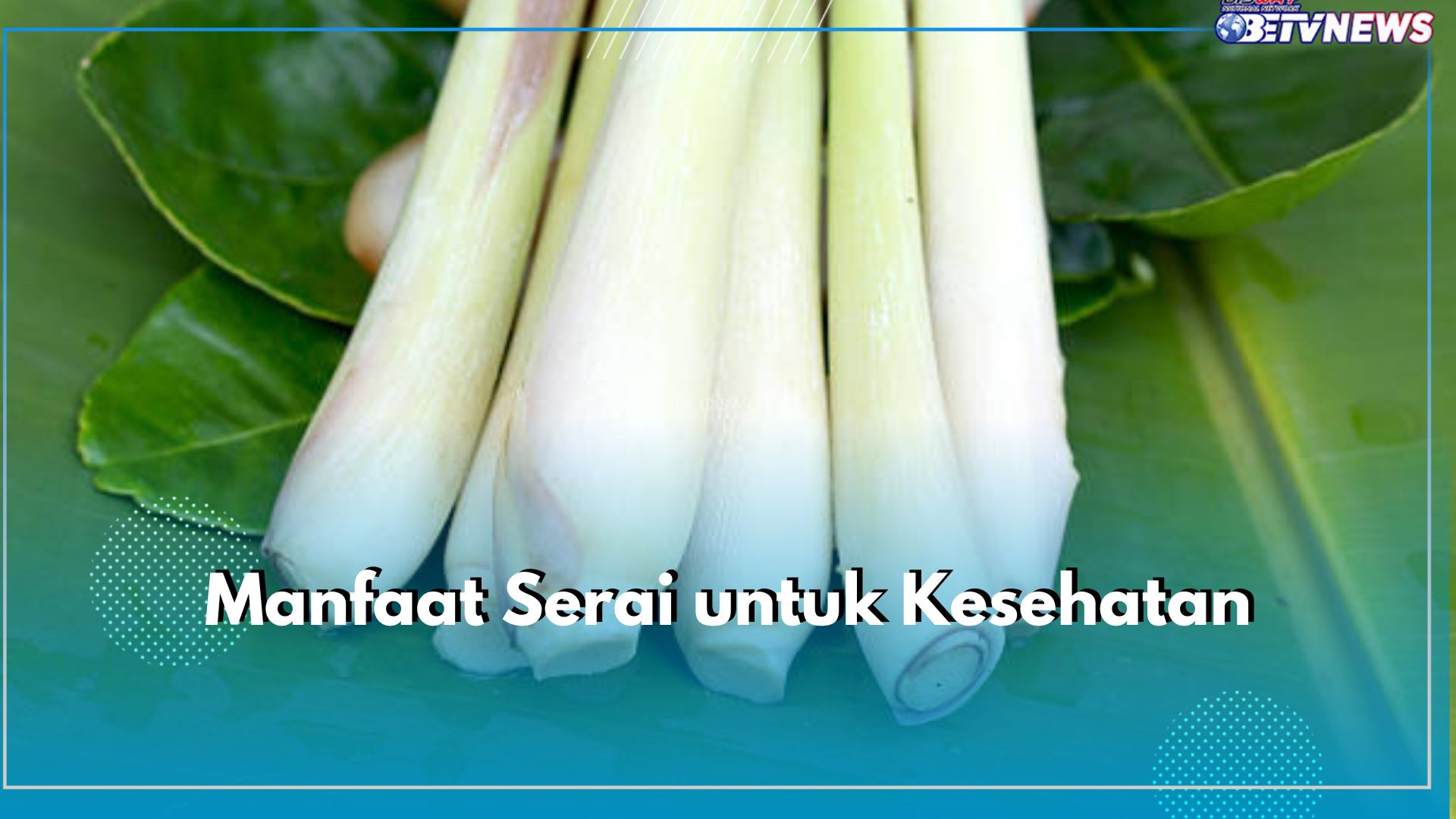 Baik untuk Penderita Hipertensi, Ini 5 Manfaat Serai untuk Kesehatan yang Perlu Kamu Ketahui