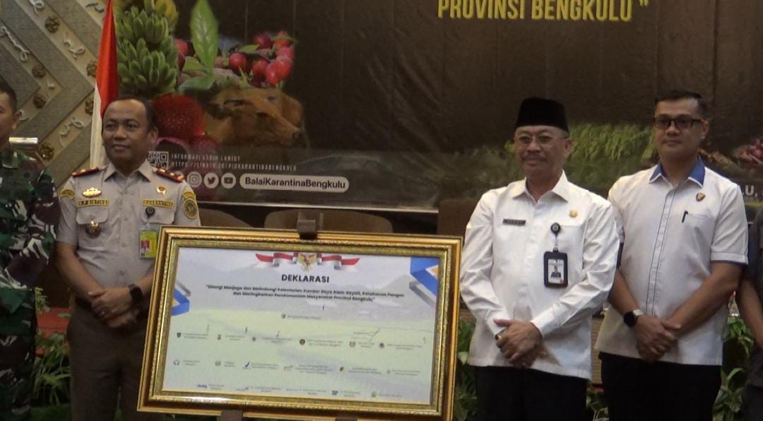 BKHIT dan Stakeholder Deklarasi Jaga SDA Hayati dan Ketahanan Pangan di Provinsi Bengkulu