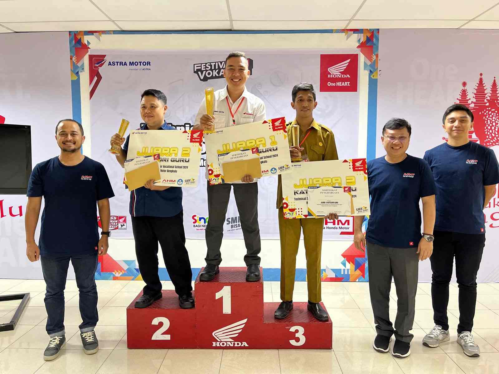 Selamat! Ini Para Pemenang Festival Vokasi Satu Hati 2024 dari Provinsi Bengkulu