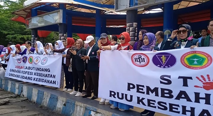 5 Organisasi di Provinsi Bengkulu, Gelar Aksi Tolak RUU Kesehatan