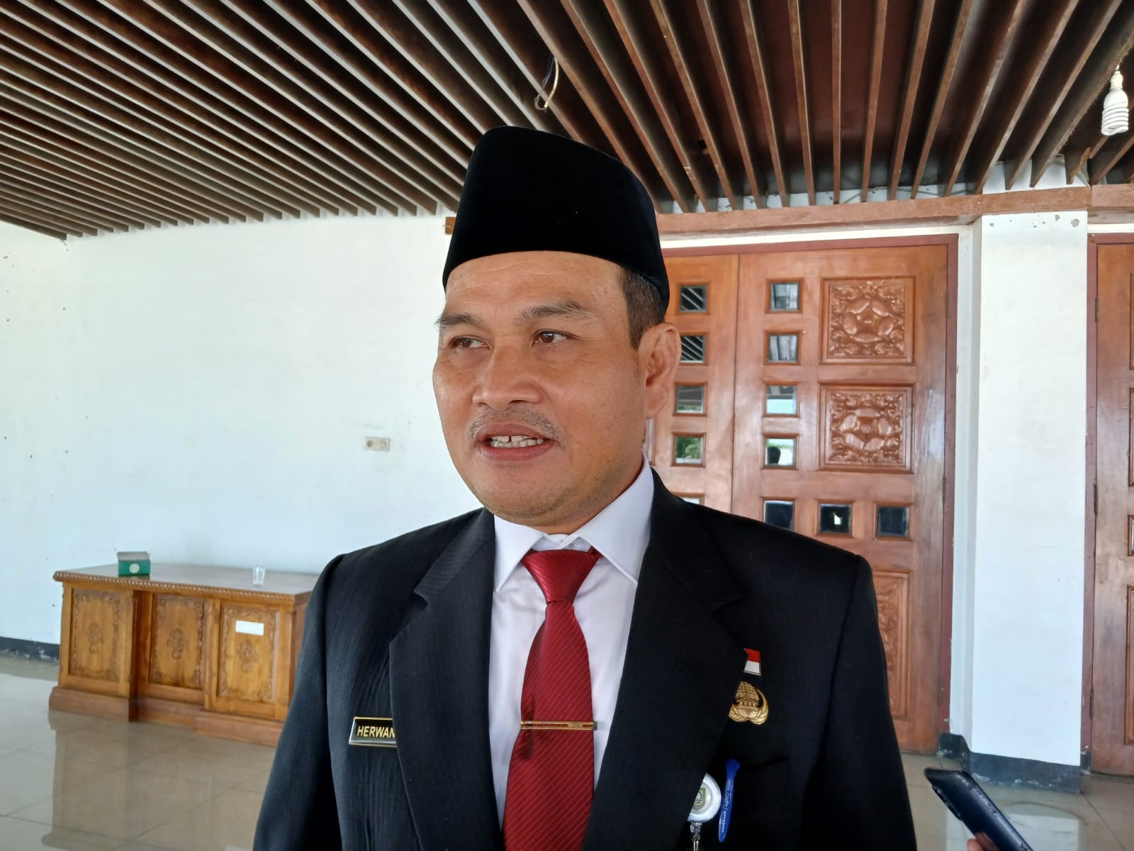 Kirab Bendera Merah Putih HUT ke-80 RI Pemprov Bengkulu Terpusat di Tugu Fatmawati Simpang Lima 
