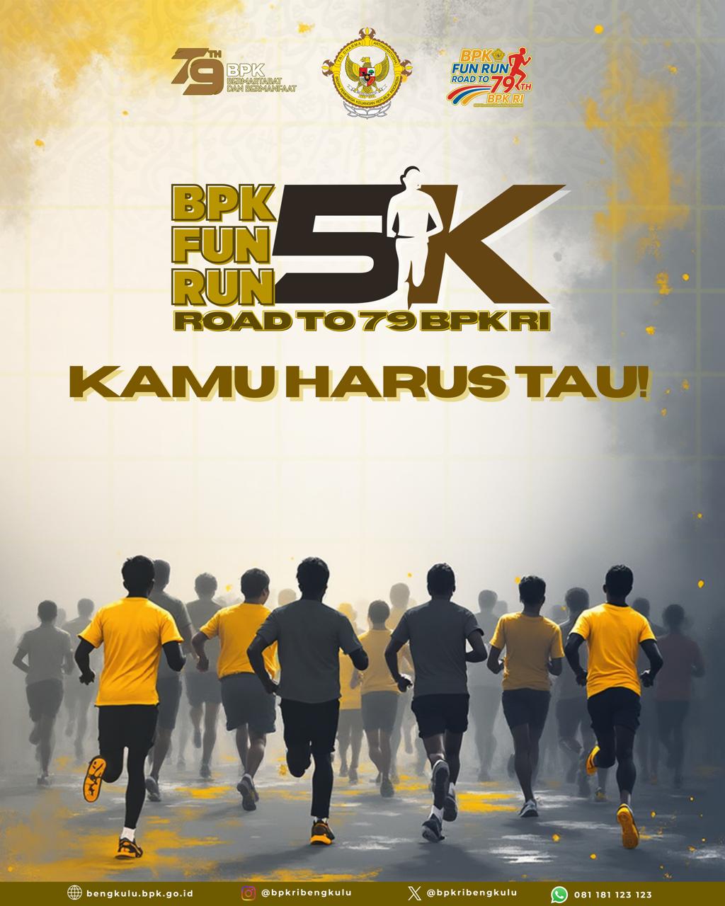 BPK Fun Run Road to 79 BPK RI, Ratusan Pendaftar Siap Bersaing