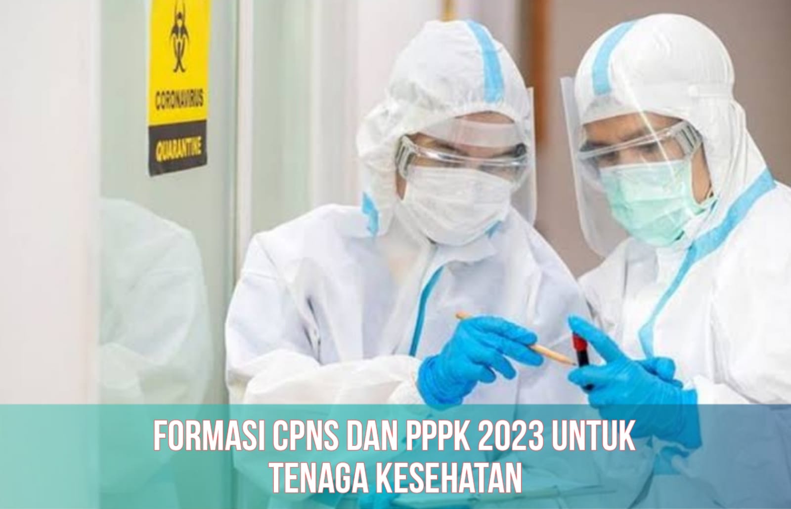 Seleksi CPNS dan PPPK 2023, Lowongan untuk Tenaga Kesehatan, Cek Detail Formasinya