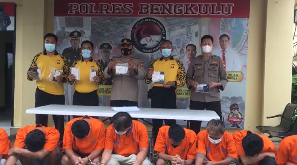 OPS Antik Nala, Polres Bekuk 8 Tersangka