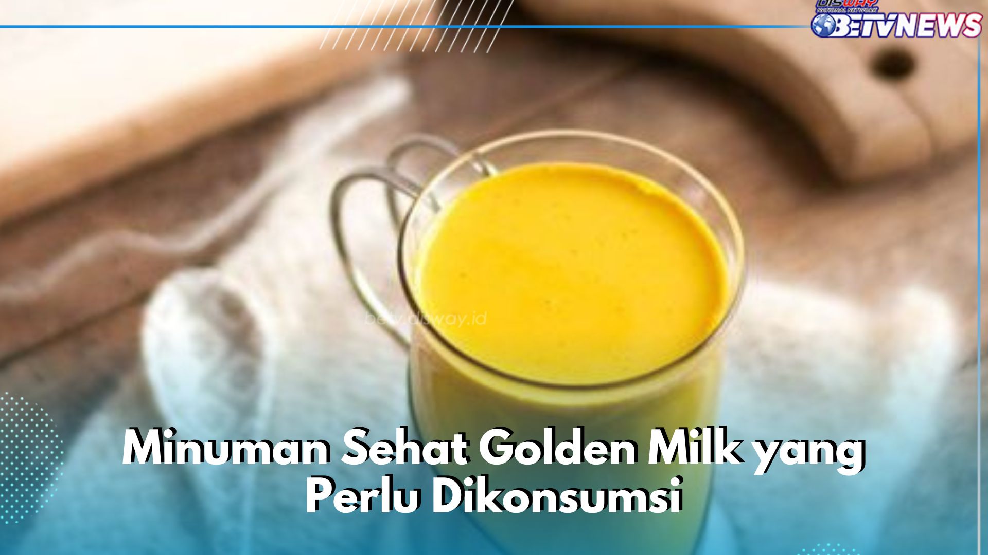 Ampuh Meningkatkan Kesehatan Tulang, Cukup Konsumsi Minuman Sehat Golden Milk Ini