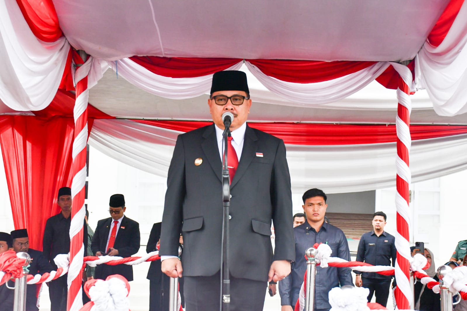 Pj Wali Kota Bengkulu Pimpin Upacara Hari Kesaktian Pancasila di Kota Merah Putih