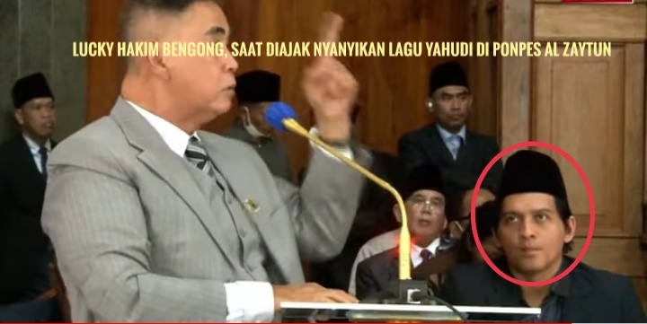 Lucky Hakim Dibuat 'Bengong' Diajak Nyanyikan Shalom Aleichem, Hingga Memberikan Klarifikasi Begini