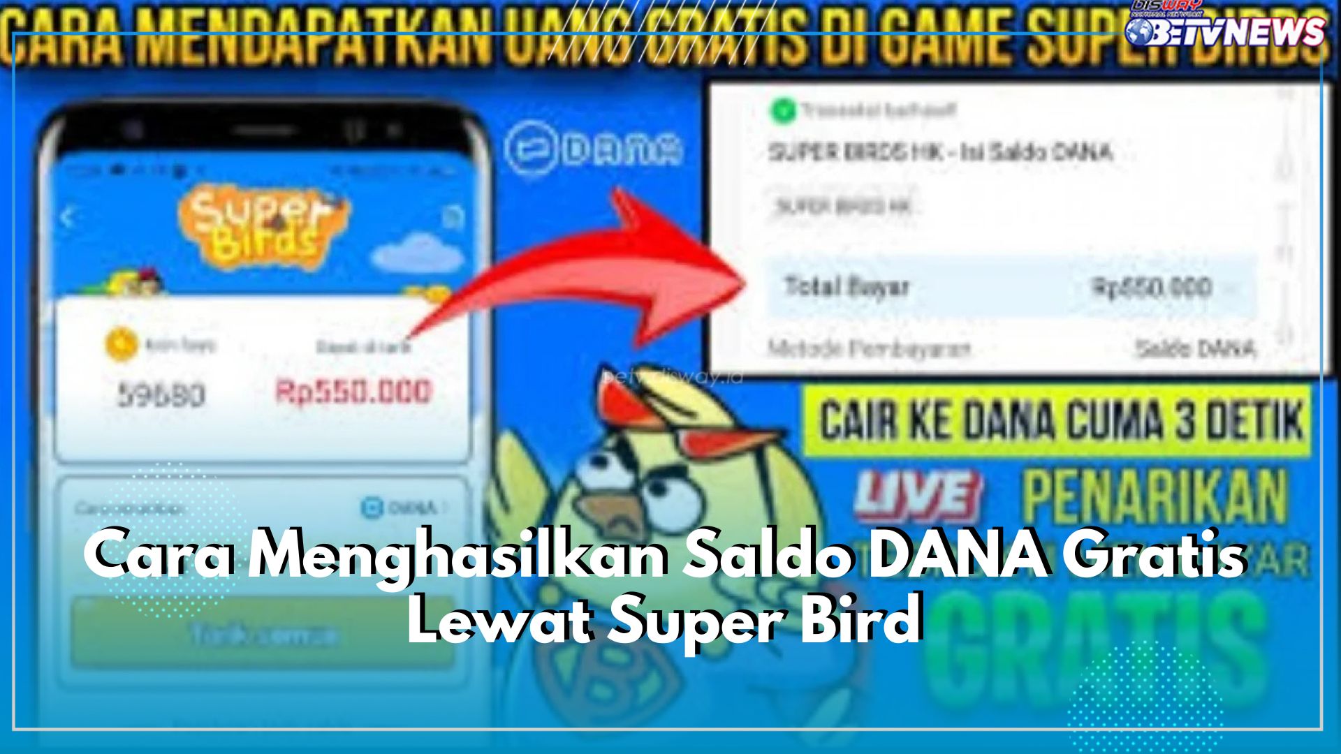 Hanya Main Game Cair Cuan Rp520.000 ke E-wallet DANA, Mau Coba? Cek Caranya di Sini