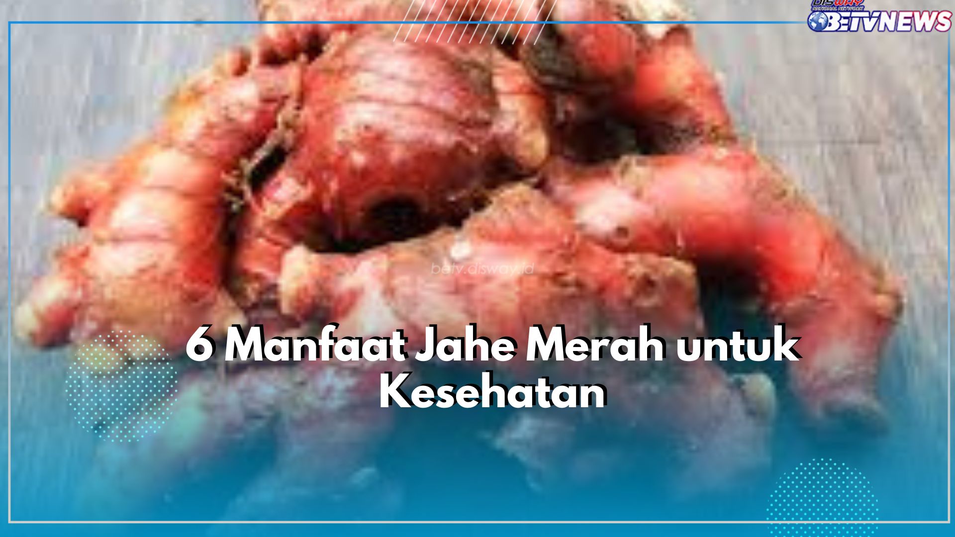 Inilah Khasiat Jahe Merah untuk Kesehatan, Cakap Redakan Morning Sickness