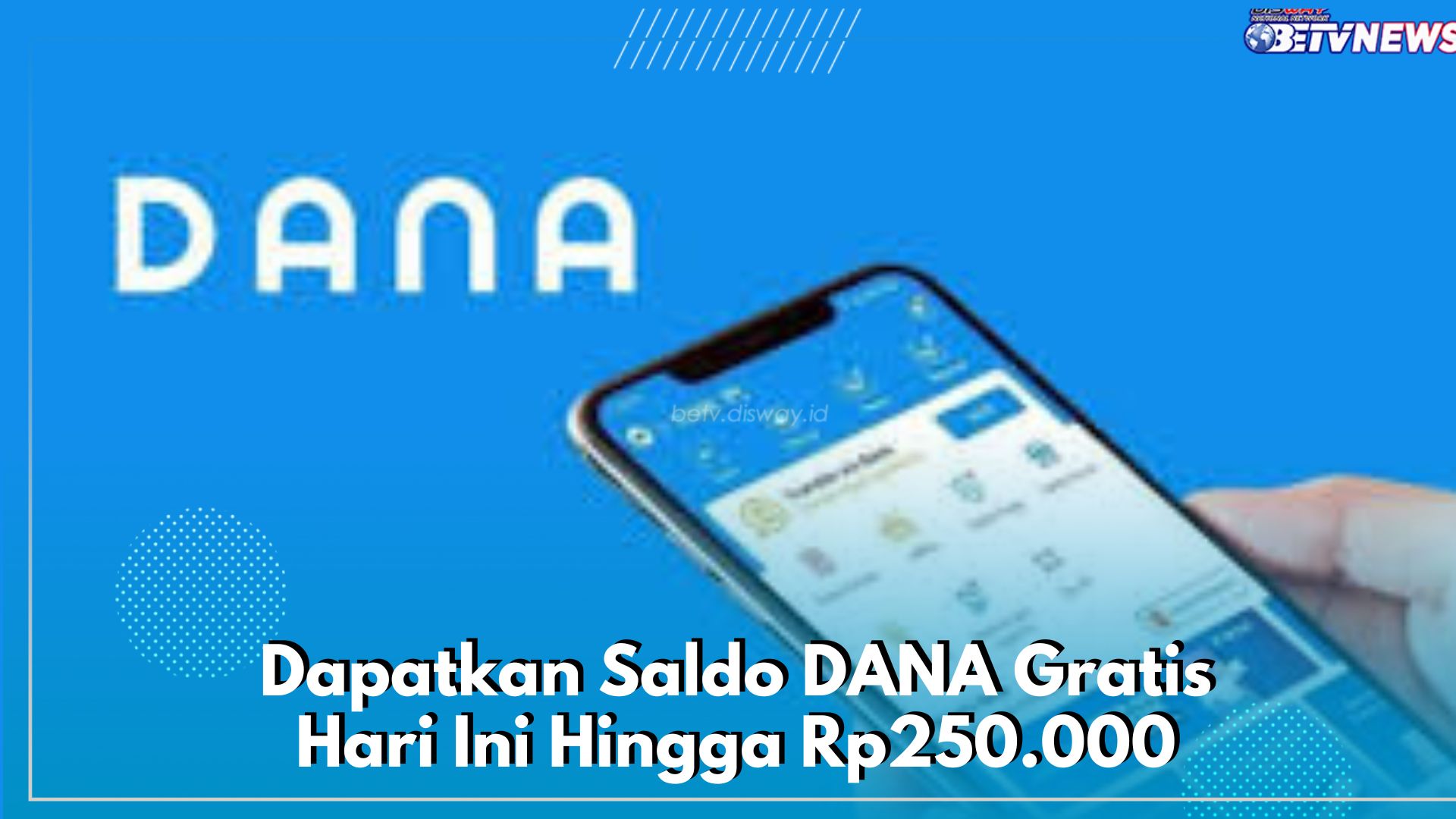 Buruan Segera Klaim Saldo DANA Gratis Hari Ini hingga Rp250.000, Jangan Sampai Kuota Hangus Begitu Saja!
