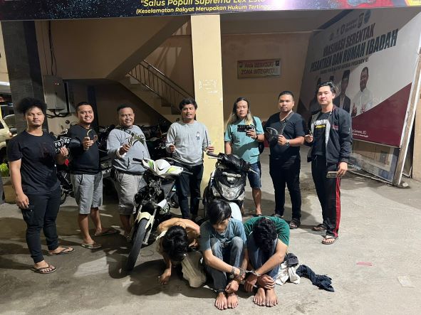 Bravo! Team Resmob Macan Gading Ringkus Komplotan Pencuri Motor Bersajam 