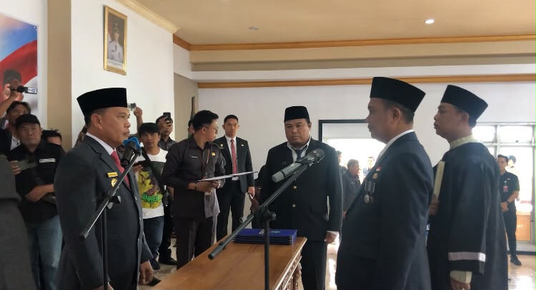 Bupati Lebong Lantik Syarifudin sebagai Sekda Definitif