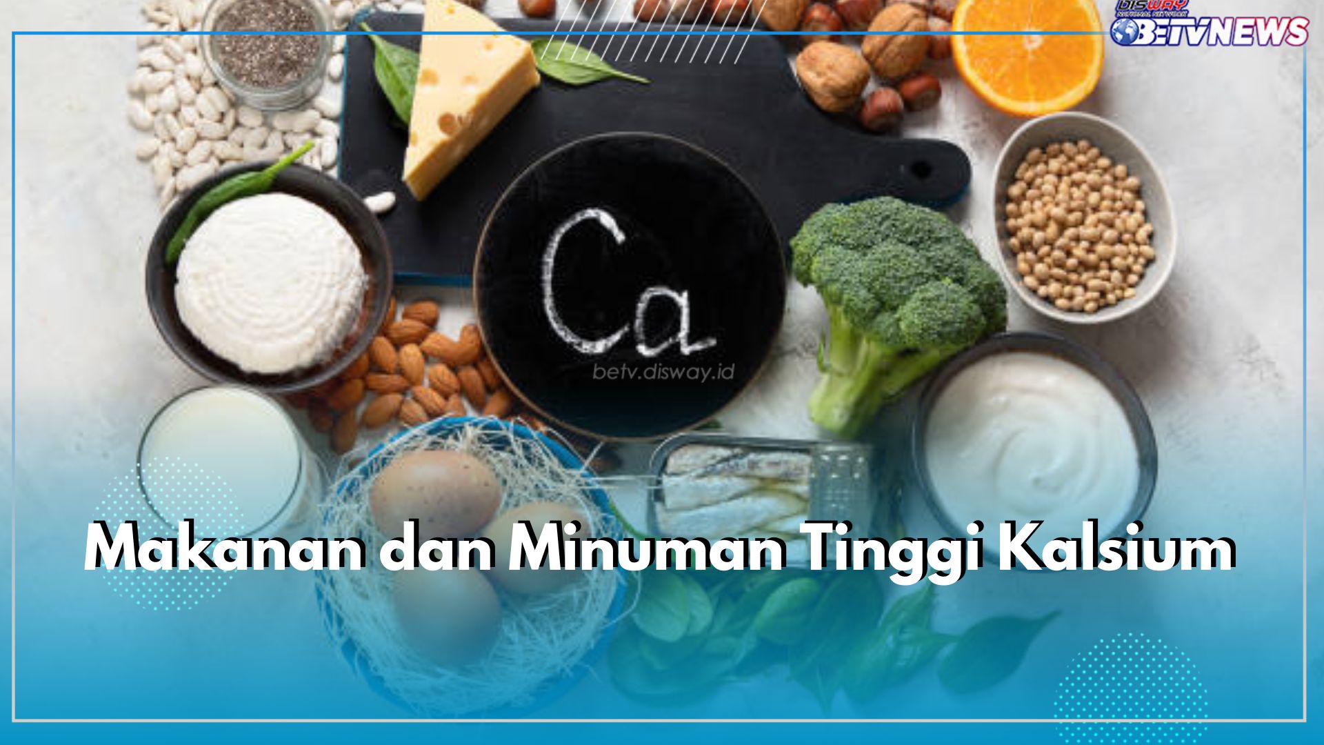 Inilah 10 Makanan dan Minuman Mengandung Kalsium Tinggi, Nomor 1 dan 8 Bikin Melongo