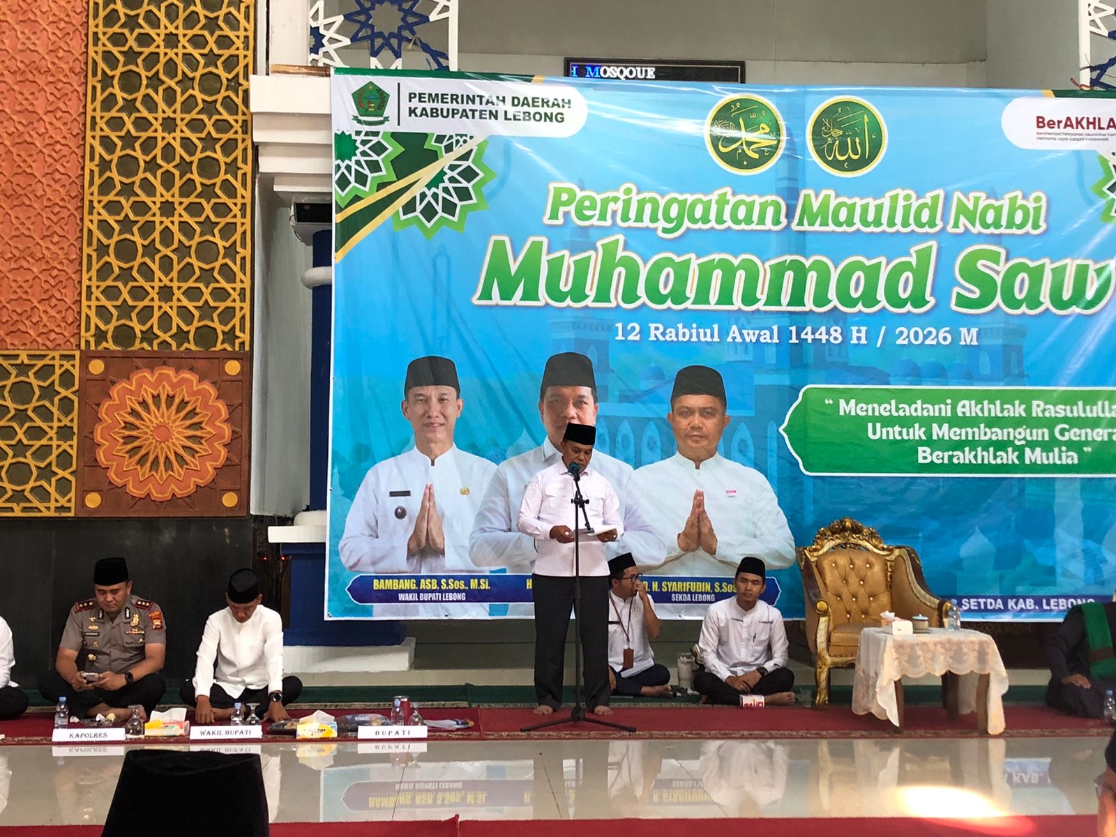 Peringati Maulid Nabi Muhammad SAW, Bupati Lebong Ajak ASN Teladani Sikap Rasulullah