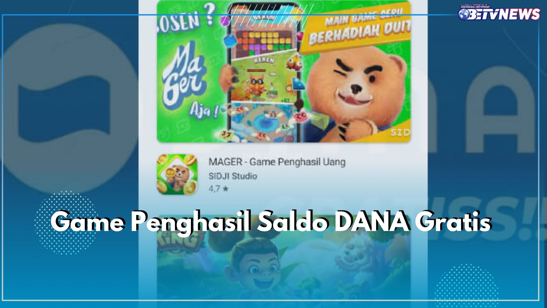 Mainkan 5 Game Penghasil Saldo DANA Gratis dan Cuan Ratusan Ribu Auto Ngalir ke E-Walletmu, Berani Coba?
