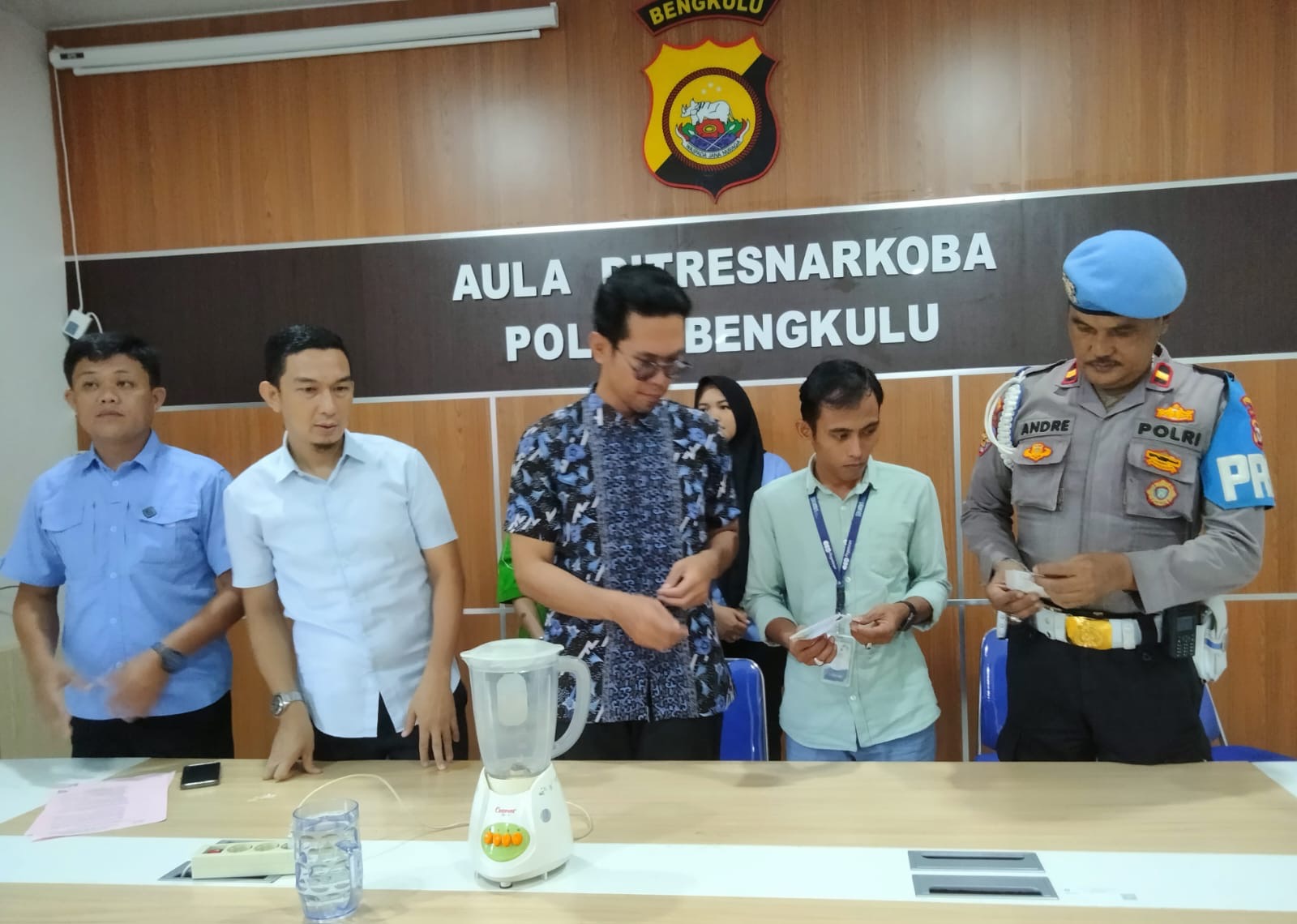 Barang Bukti Narkoba Hasil Penggrebekan di Rejang Lebong Dimusnahkan