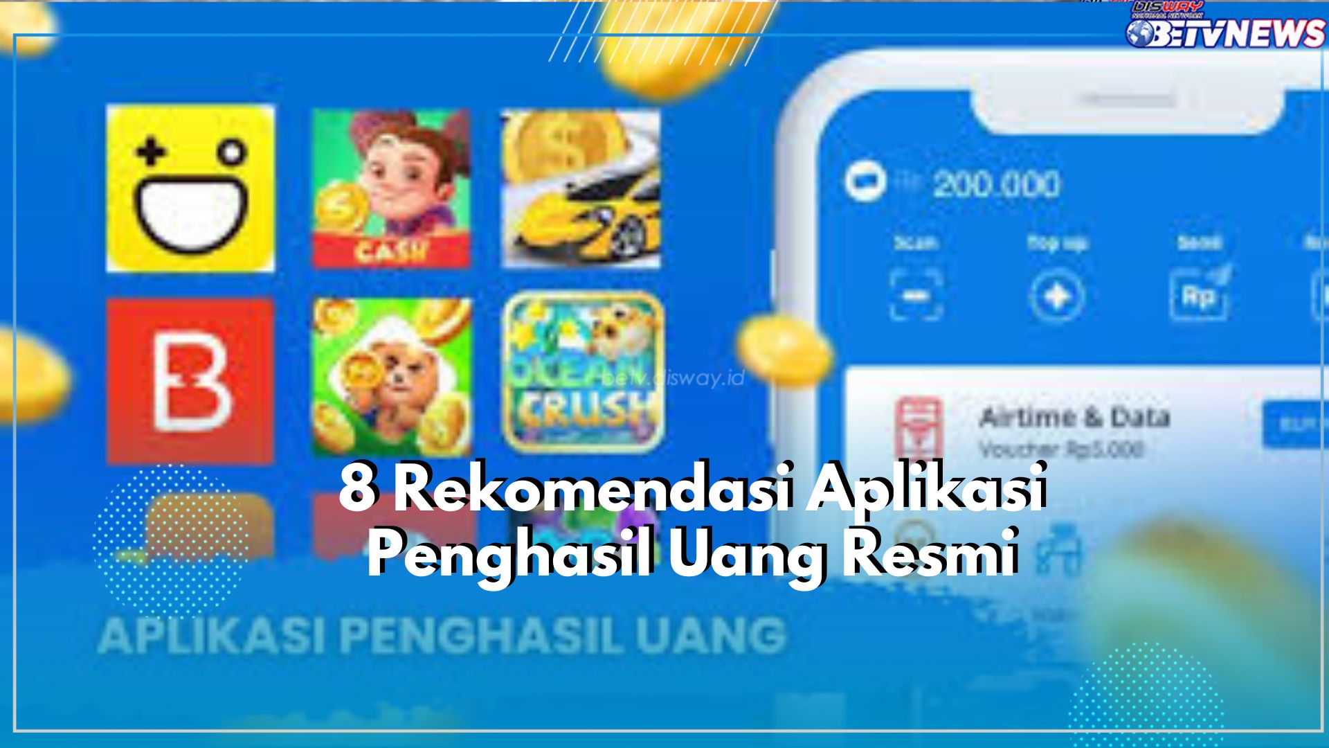 Ada 8 Aplikasi Penghasil Uang! Cuma dengan Selesaikan Target Misi Harian Bisa Dapat Saldo DANA Gratis