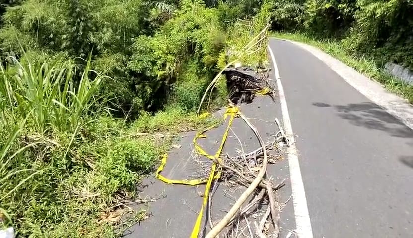 Jalan Longsor di Kepahiang Tak Kunjung Diperbaiki Pemprov Bengkulu