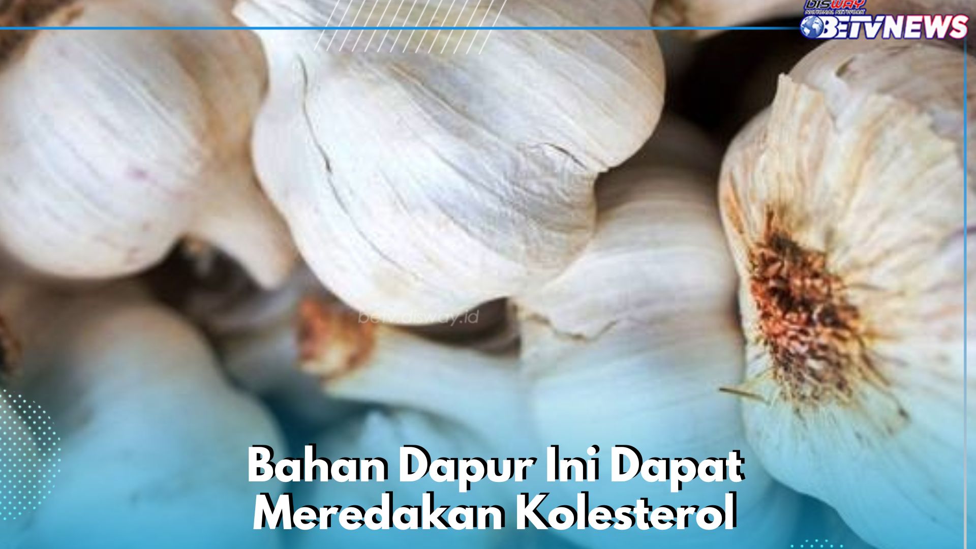 Cara Mudah Meredakan Kolesterol, Cukup Konsumsi Bahan Dapur Ini