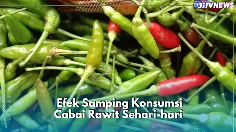 Cek Efek Samping Makan Cabai Rawit Sehari-hari Ini, Bisa Sebabkan Reaksi Alergi