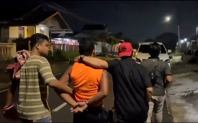 Terdesak Kebutuhan Ekonomi Jelang Lebaran, Kuli Bangunan Bobol Toko Aki di Jalan Merapi Raya