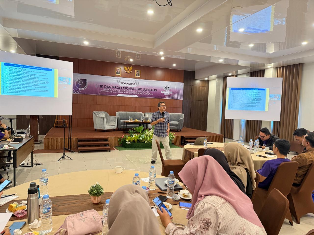 Workshop Etik dan Profesionalisme Jurnalis AJI, Bahas Jerat Hukum untuk Pers dan Siasat Menghindari 