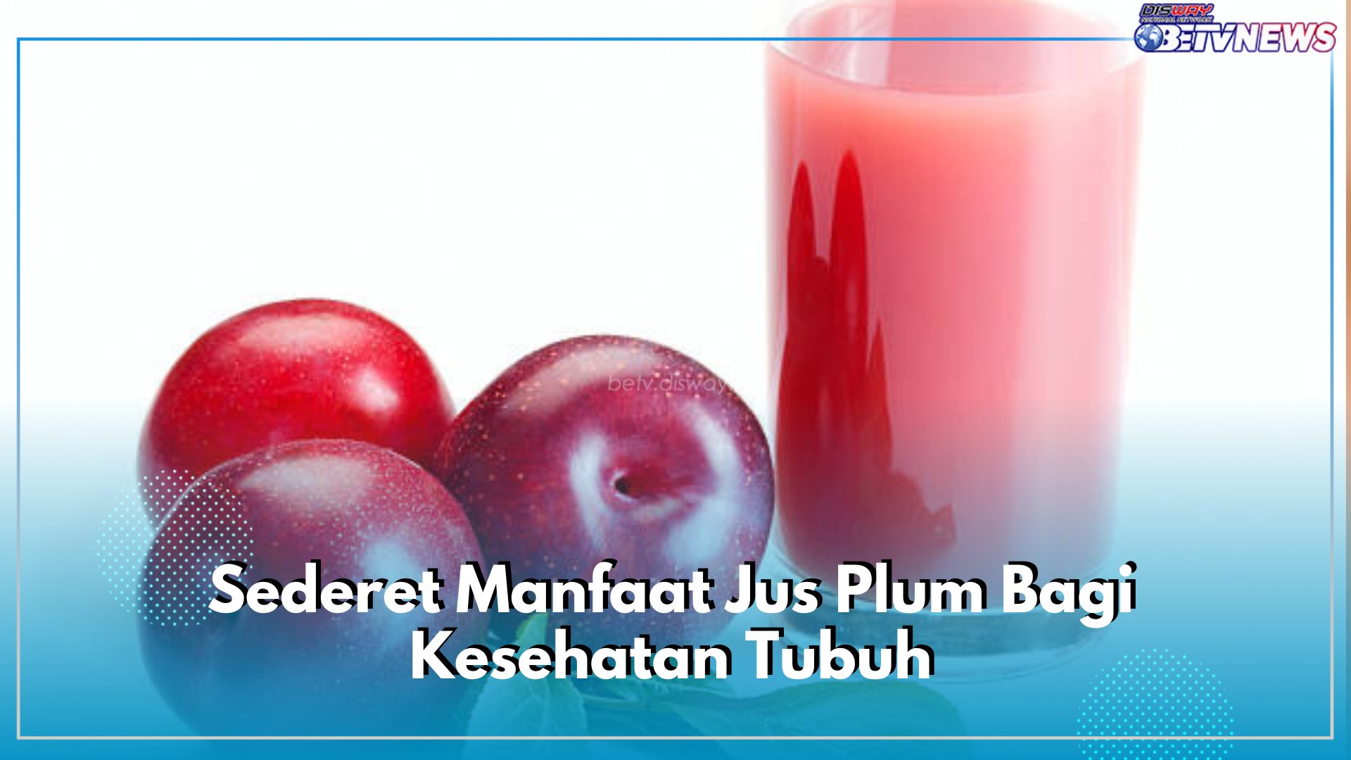 Enak Dikonsumsi Sebagai Minuman Segar, Inilah Sederet Manfaat Jus Plum Bagi Kesehatan Tubuh