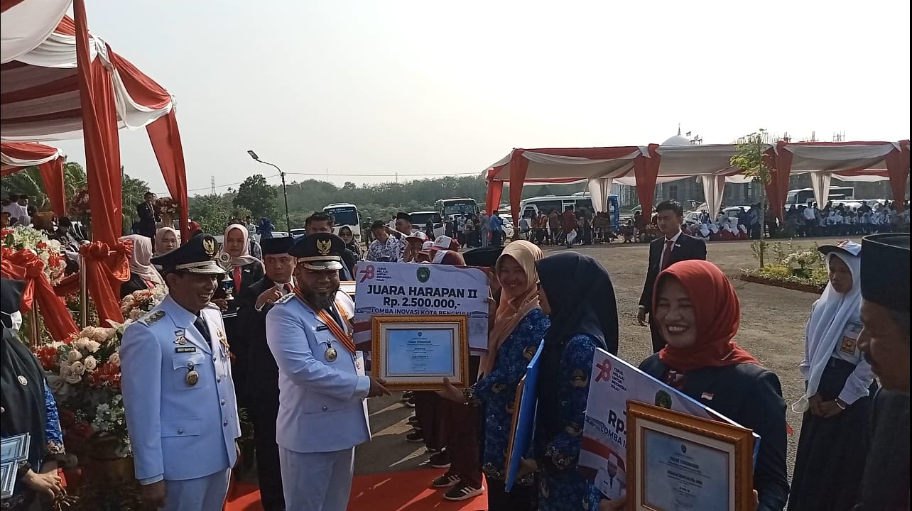 Paskibraka Kota Bengkulu Sukses Laksanakan Tugas, Helmi Hasan Janjikan Umrah