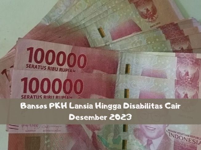 Bansos PKH Lansia Hingga Disabilitas Cair Desember 2023, Cek Status Penerima Manfaatnya Hanya di Website Ini