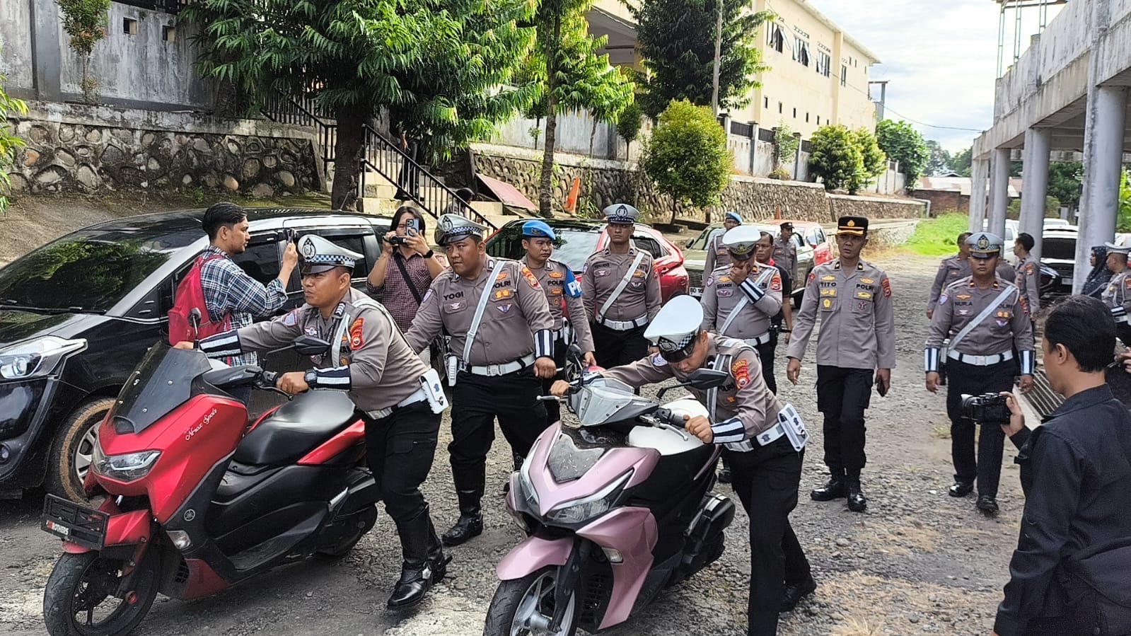 Operasi Patuh Nala 2025, Satlantas Polresta Bengkulu Tilang Kendaraan Anggota Polisi