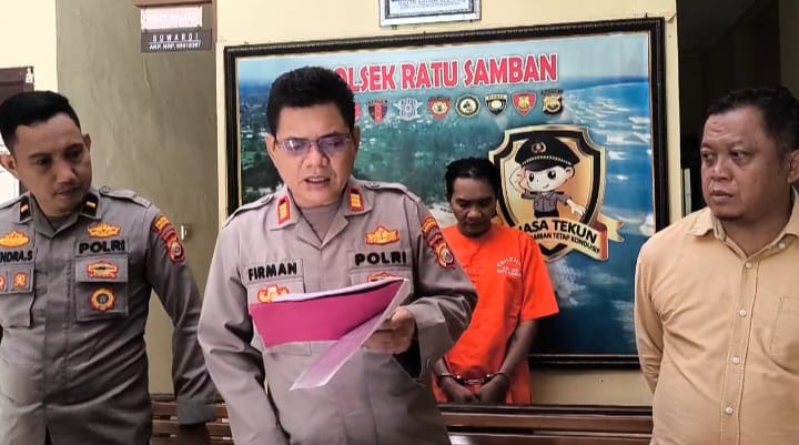 Polsek Ratu Samban Tangkap Residivis Kambuhan, Sudah 7 Kali Keluar Masuk Penjara