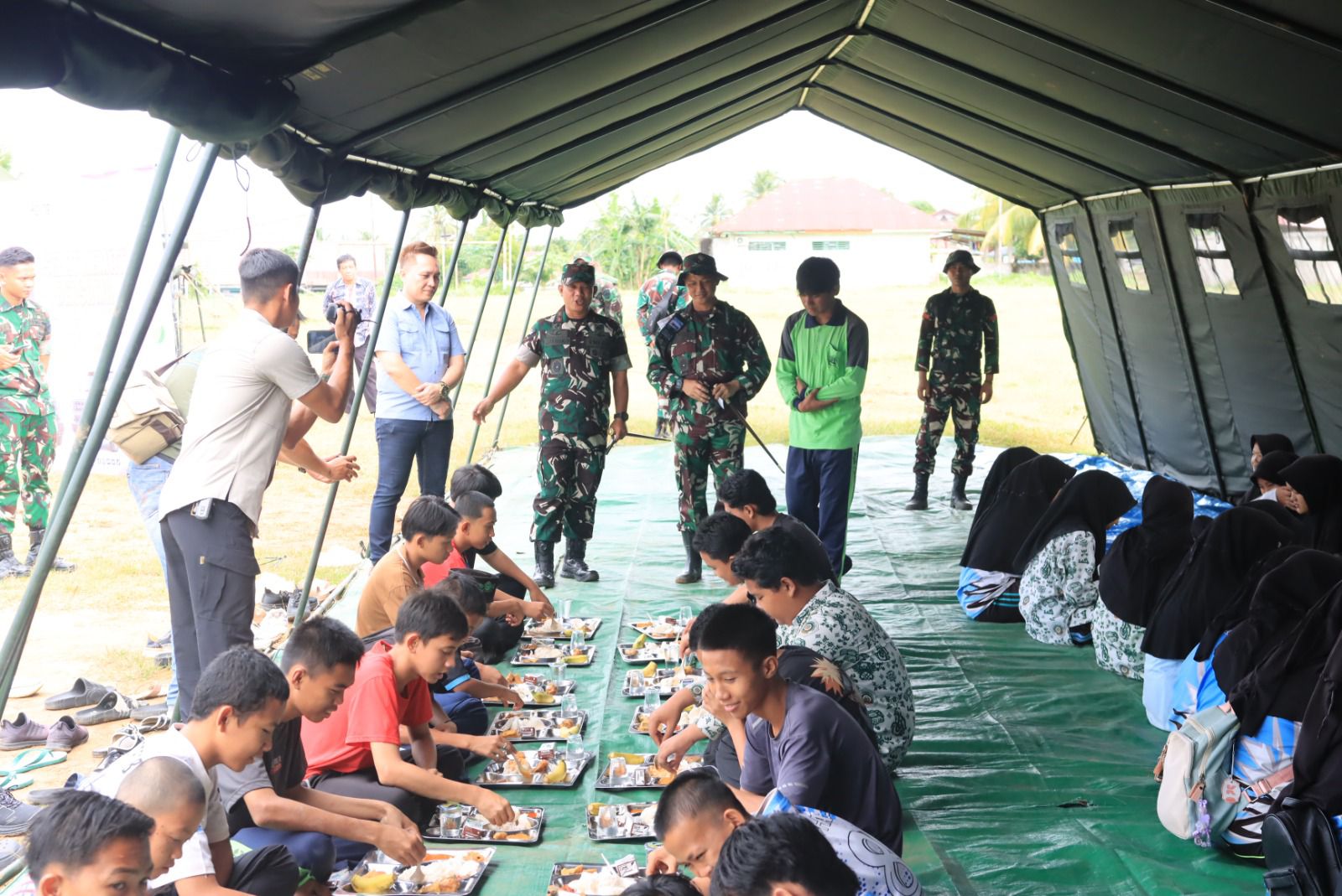 Bengkulu Berpotensi Bencana, Korem 041/Gamas Gelar Simulasi Penanggulangan dan Evakuasi Korban