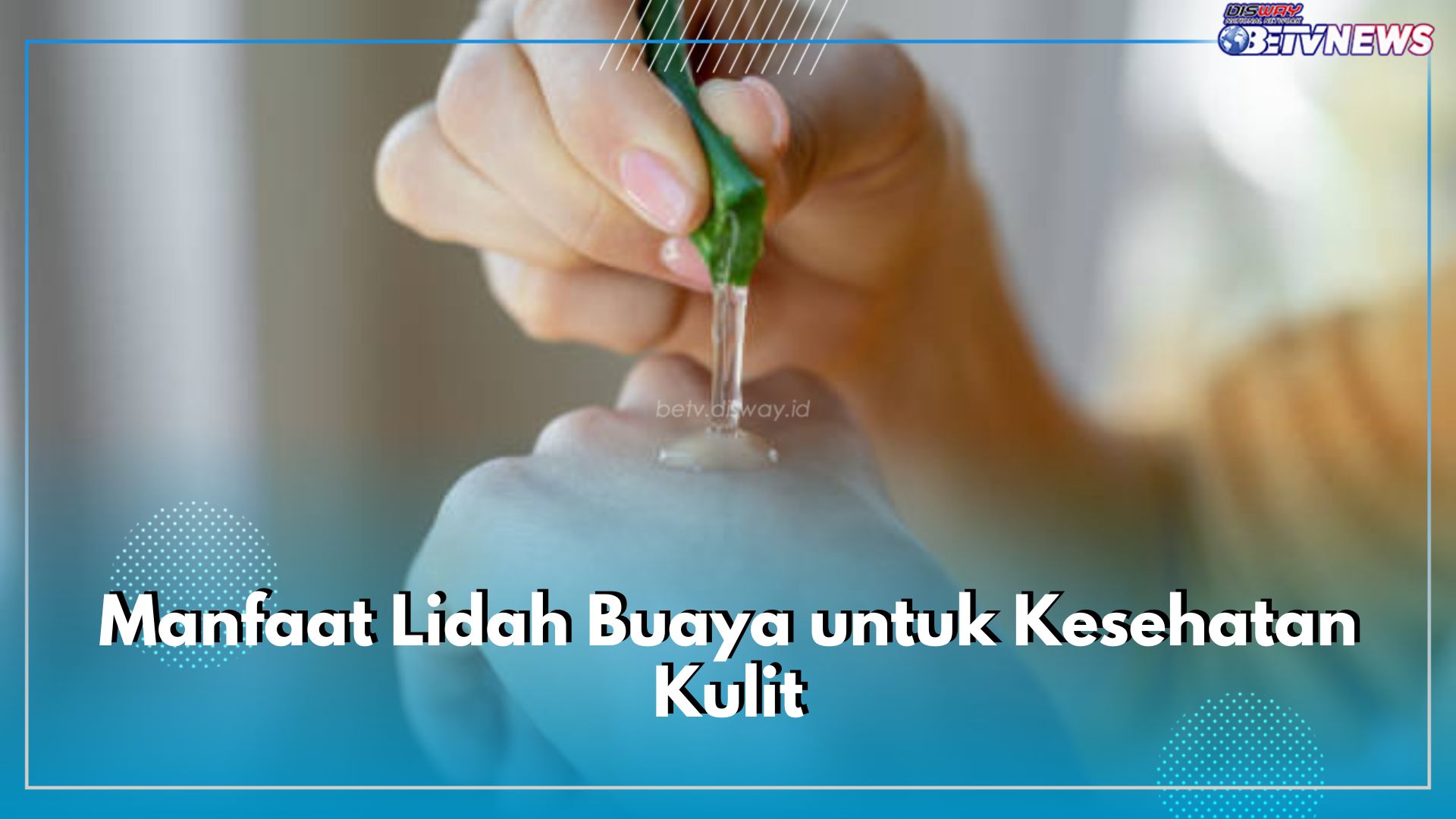 Intip Sederet Manfaat Lidah Buaya, Dapatkan Khasiatnya untuk Kesehatan Kulit