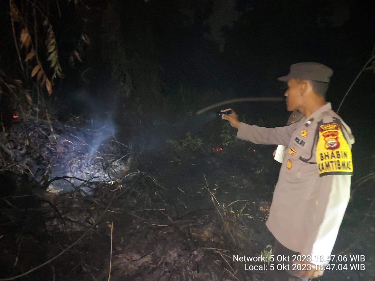 Kebakaran Lahan Kian Sering, Siang Tadi 2 Hektar Lahan Gambut Terbakar di Desa Jenggalu
