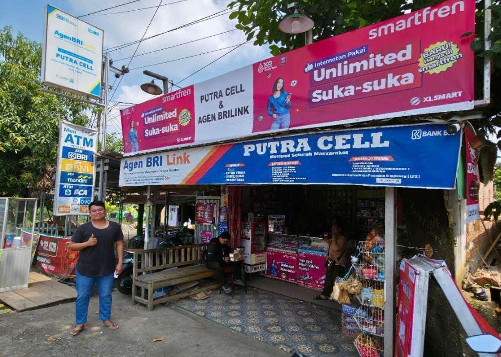 Punya Banyak Cabang, AgenBRILink Milik Pemuda Asal Lahat Ini Buka Lapangan Pekerjaan Untuk Warga Sekitar