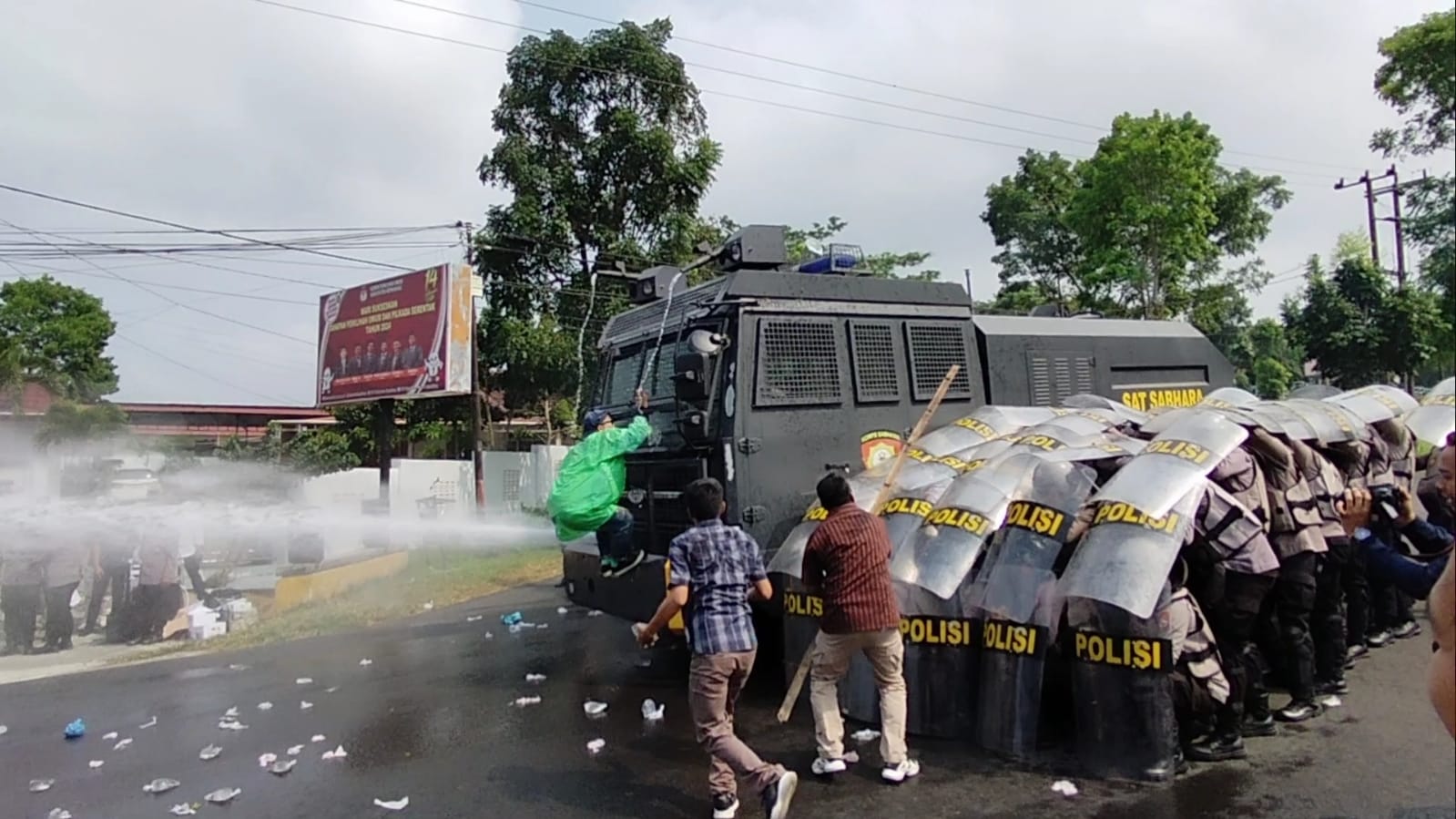 Polres Kepahiang Simulasi hingga Penanganan Kericuhan Pemilu 2024