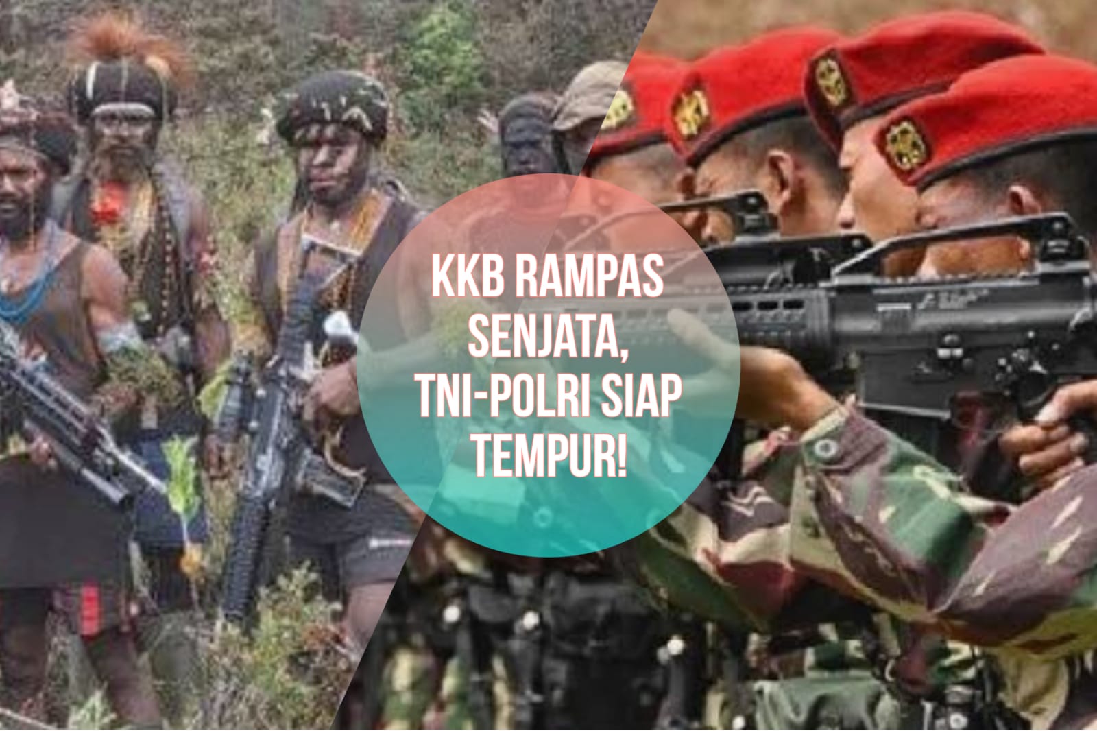 Bahaya! KKB Rampas Senjata Milik Prajurit, TNI-Polri Siap Tempur untuk Rebut Kembali!