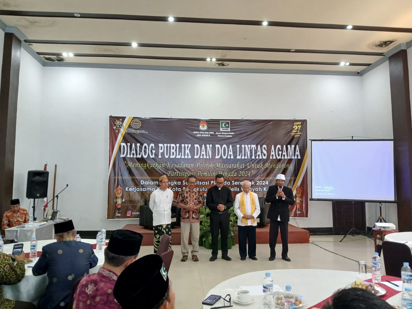 KAHMI Bengkulu Gelar Dialog Publik dan Doa Lintas Agama Menjelang Pilkada Serentak 2024