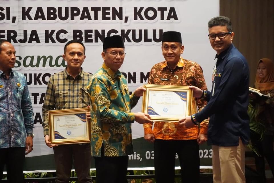 Pemerintah Provinsi Bengkulu, Sabet 2 Penghargaan dari BPJS Kesehatan