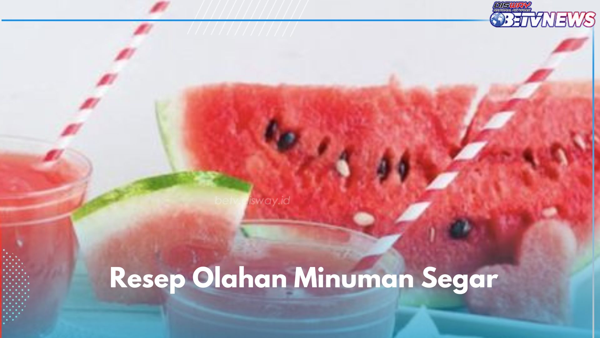 Coba Bikin Minuman Segar Es Semangka Susu Ini, Cek Resep Racikannya di Sini