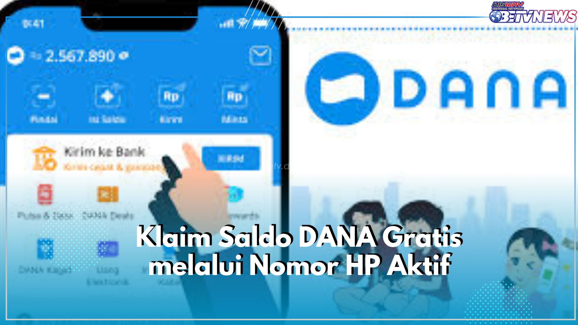Klaim Saldo DANA Gratis hingga Rp500.000 lewat Nomor HP Aktif, Buruan Daftrakan Nomor HP Sekarang Juga!