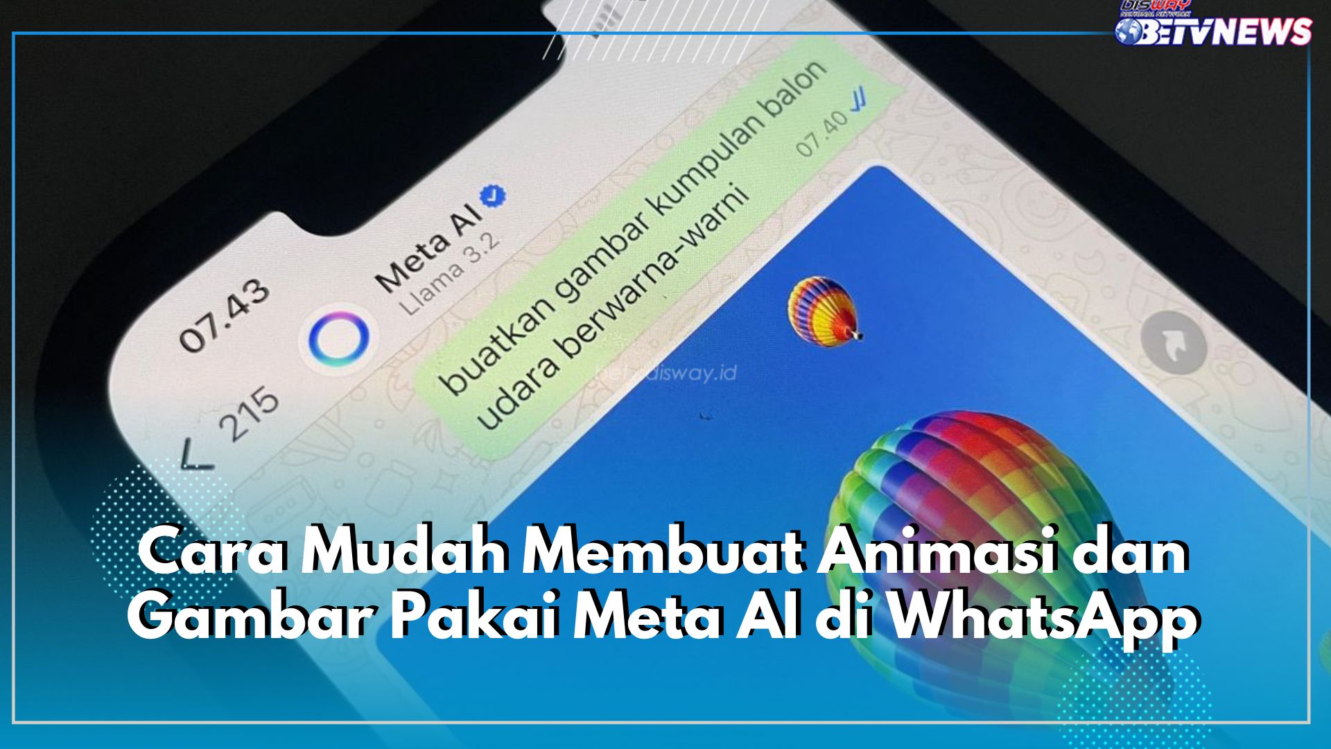 Cara Mudah Membuat Animasi dan Gambar Pakai Meta AI di WhatsApp