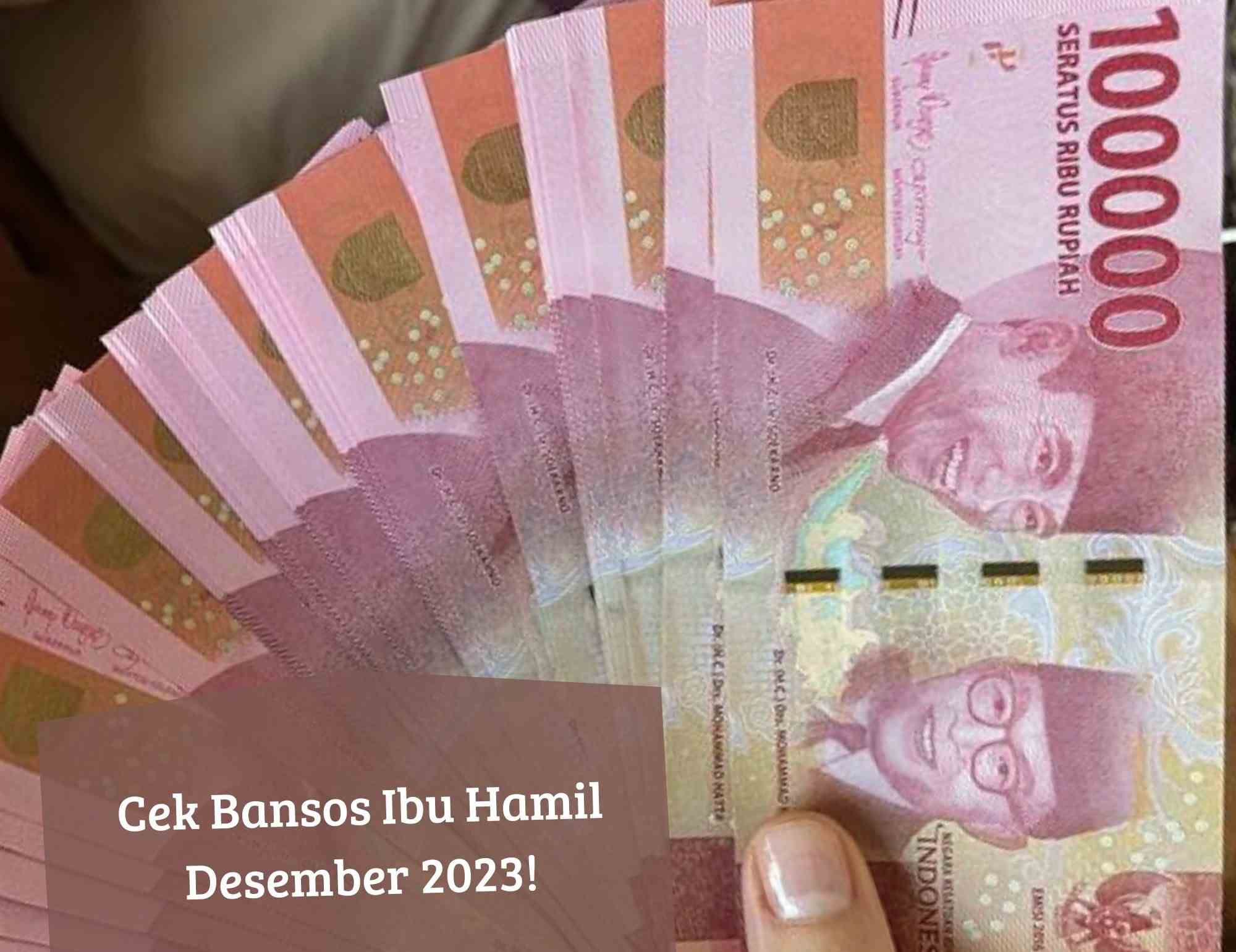 Ibu Hamil Auto Dapat Uang Bansos Desember 2023, Cek Syarat dan Penerima via Online! Cair Rp750 Ribu