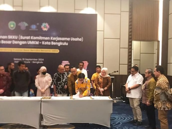 Pemkot Bengkulu Dorong Pertumbuhan UMKM Melalui Kerjasama dengan Usaha Besar